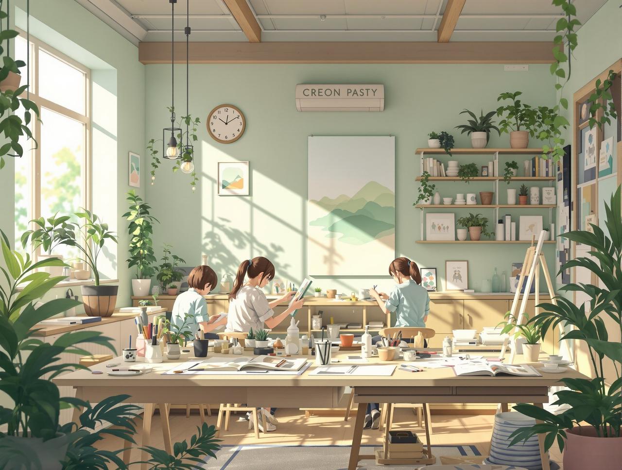 短剧合集品牌故事 - 动画工作室创作场景